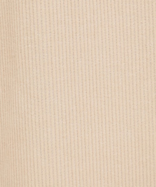 CLANE（クラネ）の「CLANE/クラネ/CORDUROY ALL IN ONE（つなぎ/オールインワン・レディース・ブラック/アイボリー・1）」の6枚目の写真