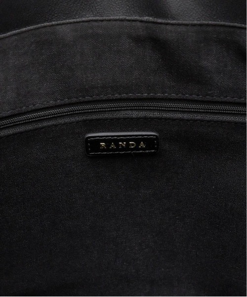 RANDA(ランダ)の「【A4対応】ワンショルダートートバッグ(トートバッグ・レディース・ブラック/アイボリー/グレイッシュベージュ・FREE)」の19枚目の写真