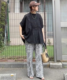 CORNERS（コーナーズ）の「【CORNERS by KR】レオパード柄イージーパンツ（スウェットパンツ）」