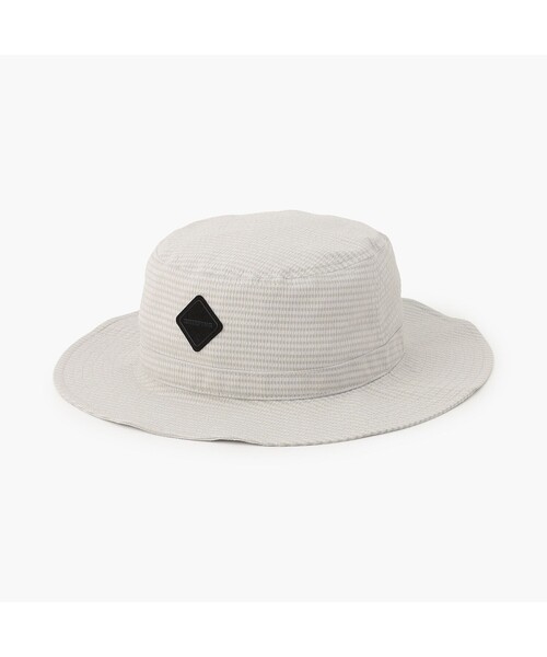 BRIEFING（ブリーフィング）の「【BRIEFING GOLF／ブリーフィングゴルフ】MEN’S SEERSUCKER WIDE HAT（ハット・メンズ・ベージュ/ホワイト/ブラック/チャコール・FREE）」の4枚目の写真