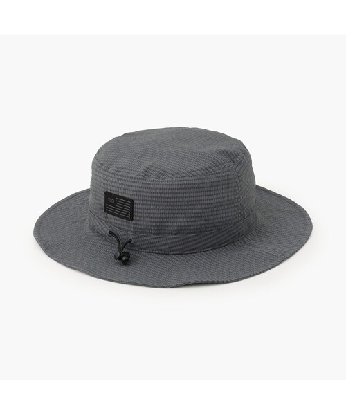 BRIEFING（ブリーフィング）の「【BRIEFING GOLF／ブリーフィングゴルフ】MEN’S SEERSUCKER WIDE HAT（ハット・メンズ・ベージュ/ホワイト/ブラック/チャコール・FREE）」の5枚目の写真