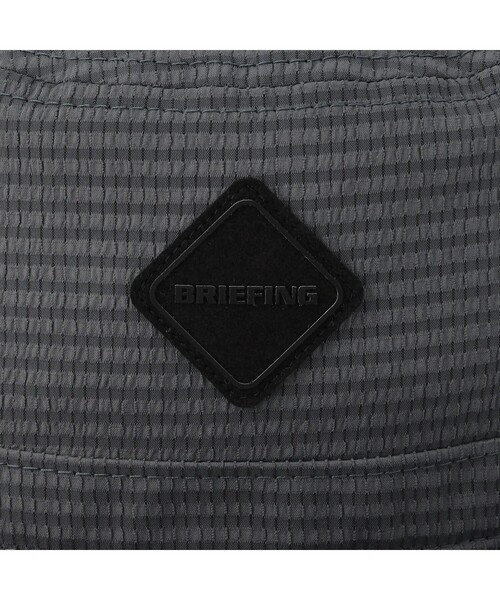 BRIEFING（ブリーフィング）の「【BRIEFING GOLF／ブリーフィングゴルフ】MEN’S SEERSUCKER WIDE HAT（ハット・メンズ・ベージュ/ホワイト/ブラック/チャコール・FREE）」の9枚目の写真