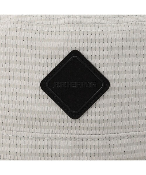 BRIEFING（ブリーフィング）の「【BRIEFING GOLF／ブリーフィングゴルフ】MEN’S SEERSUCKER WIDE HAT（ハット・メンズ・ベージュ/ホワイト/ブラック/チャコール・FREE）」の12枚目の写真
