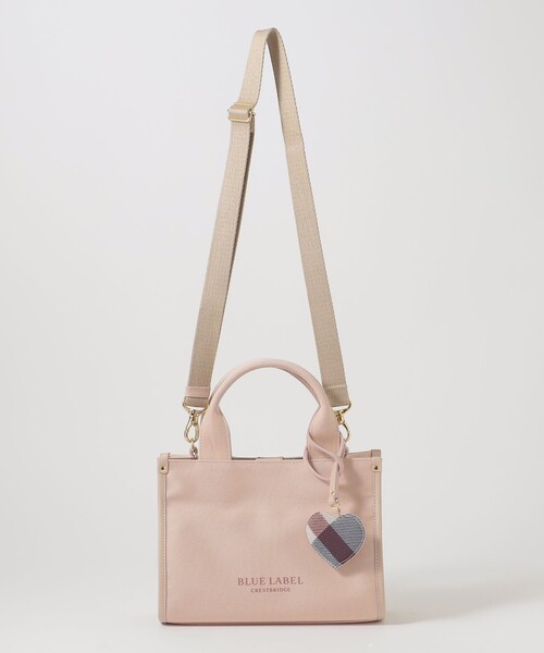 BLUE LABEL CRESTBRIDGE(ブルーレーベルクレストブリッジ)の「ハートチャーム付きミニトート(ハンドバッグ・レディース・ブラック/ライトピンク/ロイヤルブルー・FREE)」の13枚目の写真