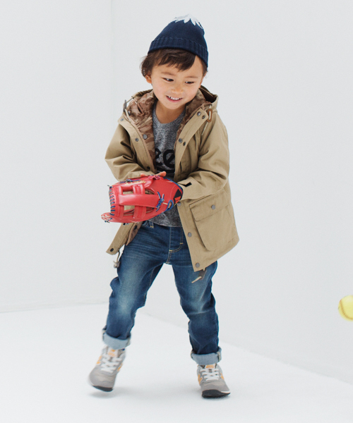 Lee（リー）の「【Lee×CIAOPANIC TYPY】コラボデニムリブパンツ（デニムパンツ・キッズ・ブルー/ネイビー/その他18/ホワイト・140/130/110/100/120）」の3枚目の写真