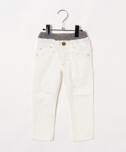 Lee（リー）の「【Lee×CIAOPANIC TYPY】コラボデニムリブパンツ（デニムパンツ・キッズ・ブルー/ネイビー/その他18/ホワイト・140/130/110/100/120）」の2枚目の写真