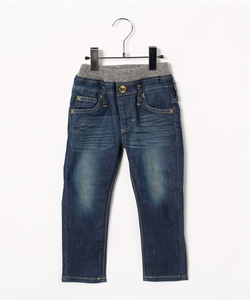 Lee（リー）の「【Lee×CIAOPANIC TYPY】コラボデニムリブパンツ（デニムパンツ・キッズ・ブルー/ネイビー/その他18/ホワイト・140/130/110/100/120）」の5枚目の写真