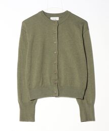 Niffi ニッフィー 英国製 肉厚 ニットカーディガン L グリーン 