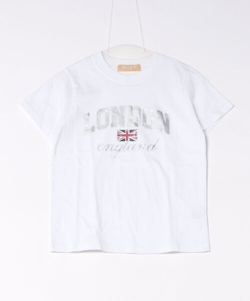 a.p.o.v.(エーピーオービー)の「a.p.o.v. クロップド丈クラックシルバー箔Y2KプリントTシャツ(レディース)(Tシャツ/カットソー・レディース・ブラック/ホワイト・ONESIZE)」の7枚目の写真