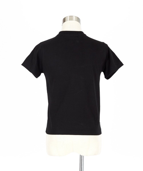 a.p.o.v.(エーピーオービー)の「a.p.o.v. クロップド丈クラックシルバー箔Y2KプリントTシャツ(レディース)(Tシャツ/カットソー・レディース・ブラック/ホワイト・ONESIZE)」の9枚目の写真