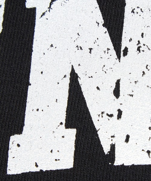 a.p.o.v.(エーピーオービー)の「a.p.o.v. クロップド丈クラックシルバー箔Y2KプリントTシャツ(レディース)(Tシャツ/カットソー・レディース・ブラック/ホワイト・ONESIZE)」の11枚目の写真