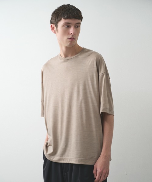KANEMASA PHIL.】36G Wool SS Tee（Tシャツ/カットソー）｜KANEMASA