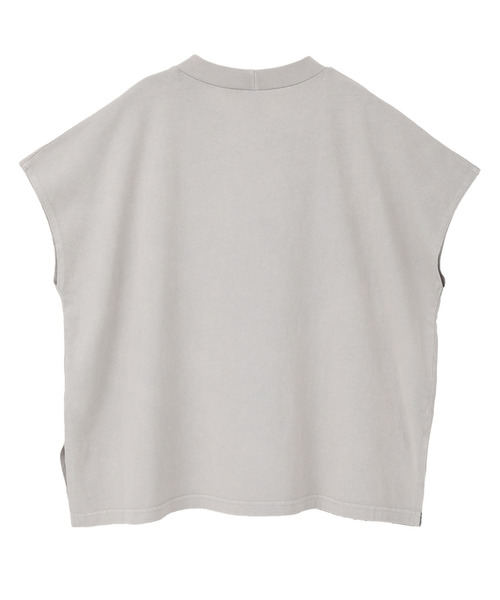 STAR&STRIPE（スターアンドストライプ）の「《別注》【STAR＆STRIPE /スターアンドストライプ】フレンチスリーブTシャツ（Tシャツ/カットソー・レディース・ライトグレー/スミクロ/イエロー・FREE）」の18枚目の写真