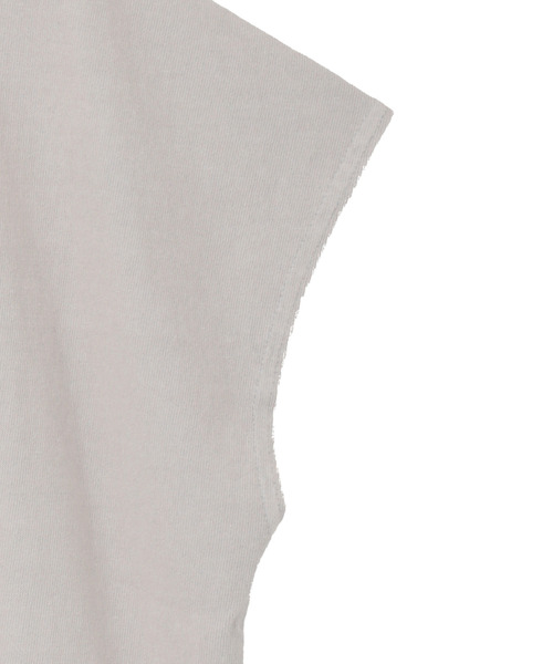 STAR&STRIPE（スターアンドストライプ）の「《別注》【STAR＆STRIPE /スターアンドストライプ】フレンチスリーブTシャツ（Tシャツ/カットソー・レディース・ライトグレー/スミクロ/イエロー・FREE）」の20枚目の写真