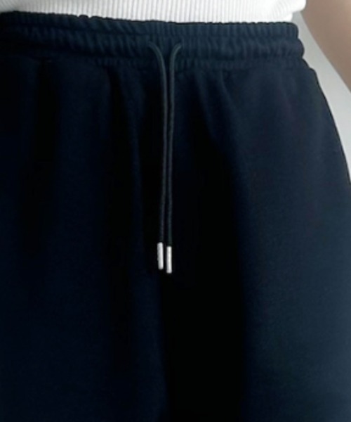 umune(ウムネ)の「穿くだけで今っぽこなれ顔♪トレンドのコクーンシルエット裏毛スウェットパンツ 秋 冬(スウェットパンツ・レディース・ブラック/杢グレー・FREE)」の15枚目の写真