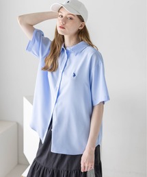 U.S. POLO ASSN. | 【U.S. POLO ASSN.】clear 別注 ストライプビッグシャツ(シャツ/ブラウス)
