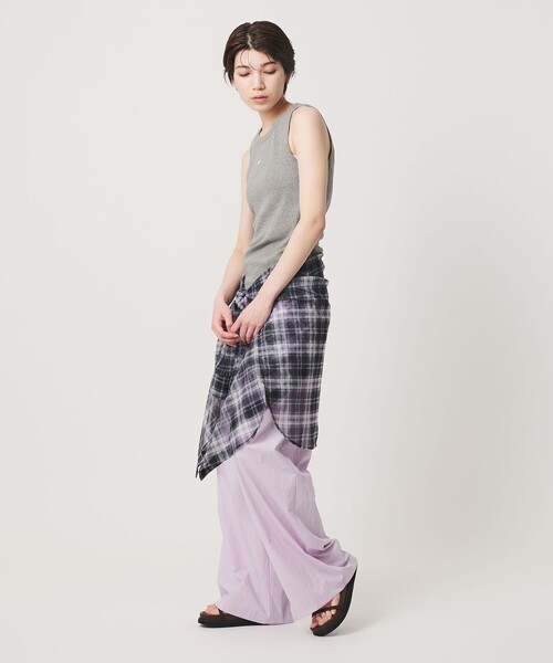 Carhartt(カーハート)の「<Carhartt>フィリップス タンクトップ(タンクトップ・レディース・グレー系/ホワイト・S)」の1枚目の写真