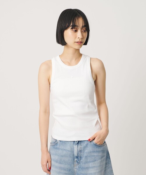 Carhartt(カーハート)の「<Carhartt>フィリップス タンクトップ(タンクトップ・レディース・グレー系/ホワイト・S)」の6枚目の写真