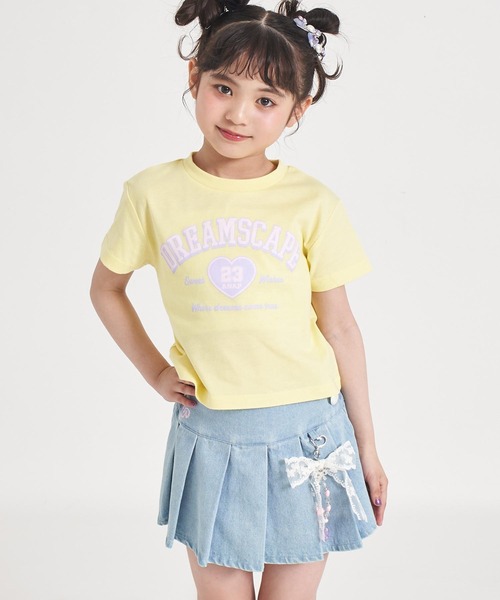 ANAP kids(アナップキッズ)の「チャーム付 サイドハートボタン プリーツスカート(スカート・キッズ・ラベンダー/ライトブルー/ピンク・110/130/120)」の12枚目の写真