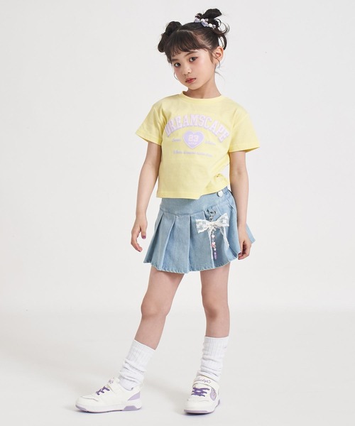 ANAP kids(アナップキッズ)の「チャーム付 サイドハートボタン プリーツスカート(スカート・キッズ・ラベンダー/ライトブルー/ピンク・110/130/120)」の19枚目の写真