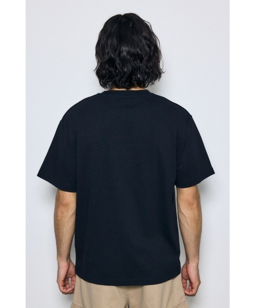 AZUL by moussy(アズールバイマウジー)の「エンブロイダリーロゴTシャツ(Tシャツ/カットソー・メンズ・ホワイト/ブラック・LARGE/MEDIUM)」の15枚目の写真
