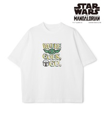 STAR WARS（スターウォーズ）の「【STAR WARS/スターウォーズ】マンダロリアン・アンド・グローグー半袖Tシャツ / Over Harf Sleeve T-shirt《UNISEX》（2026SS）（Tシャツ/カットソー）」