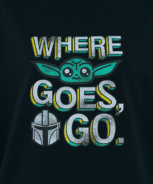 STAR WARS(スターウォーズ)の「【STAR WARS/スターウォーズ】マンダロリアン・アンド・グローグー半袖Tシャツ / Over Harf Sleeve T-shirt《UNISEX》(2026SS)(Tシャツ/カットソー・レディース・ブラック/ホワイト・L/M)」の16枚目の写真