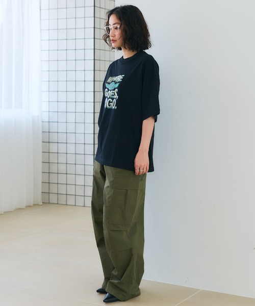 STAR WARS(スターウォーズ)の「【STAR WARS/スターウォーズ】マンダロリアン・アンド・グローグー半袖Tシャツ / Over Harf Sleeve T-shirt《UNISEX》(2026SS)(Tシャツ/カットソー・レディース・ブラック/ホワイト・L/M)」の10枚目の写真