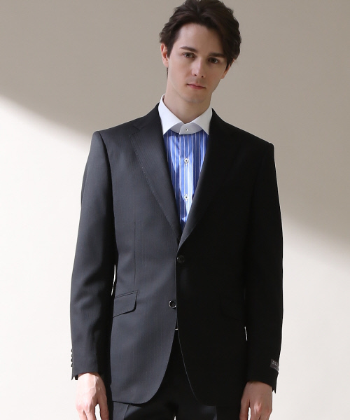 ABAHOUSE（アバハウス）の「【NEW ZEALAND WOOL】ウールドビージャケット（テーラードジャケット・メンズ・グレー/ブラック/ネイビー・2/1/3/5/4）」の3枚目の写真