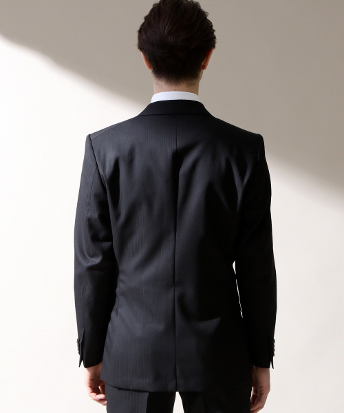 ABAHOUSE（アバハウス）の「【NEW ZEALAND WOOL】ウールドビージャケット（テーラードジャケット・メンズ・グレー/ブラック/ネイビー・2/1/3/5/4）」の5枚目の写真