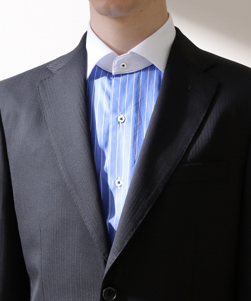 ABAHOUSE（アバハウス）の「【NEW ZEALAND WOOL】ウールドビージャケット（テーラードジャケット・メンズ・グレー/ブラック/ネイビー・2/1/3/5/4）」の6枚目の写真