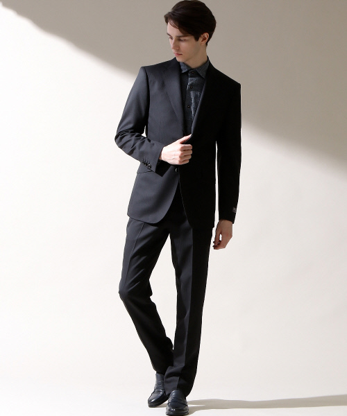 ABAHOUSE（アバハウス）の「【NEW ZEALAND WOOL】ウールドビージャケット（テーラードジャケット・メンズ・グレー/ブラック/ネイビー・2/1/3/5/4）」の14枚目の写真