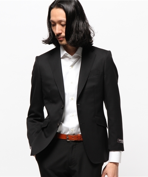 ABAHOUSE（アバハウス）の「【NEW ZEALAND WOOL】ウールドビージャケット（テーラードジャケット・メンズ・グレー/ブラック/ネイビー・2/1/3/5/4）」の16枚目の写真