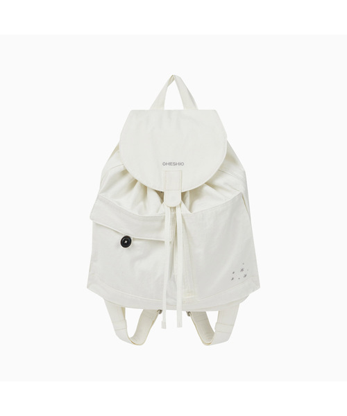 OHESHIO(オヘシオ)の「DUAL POCKET BACKPACK, WHITE(バックパック/リュック・レディース・その他・FREE)」の1枚目の写真