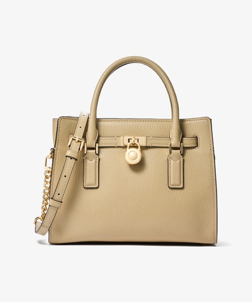 MICHAEL KORS(マイケルコース)の「HAMILTON MODERNE レザー クロスボディバッグ スモール(ハンドバッグ・レディース・ベージュ系・FREE)」の1枚目の写真