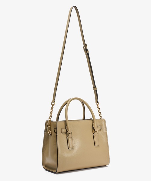 MICHAEL KORS(マイケルコース)の「HAMILTON MODERNE レザー クロスボディバッグ スモール(ハンドバッグ・レディース・ベージュ系・FREE)」の3枚目の写真