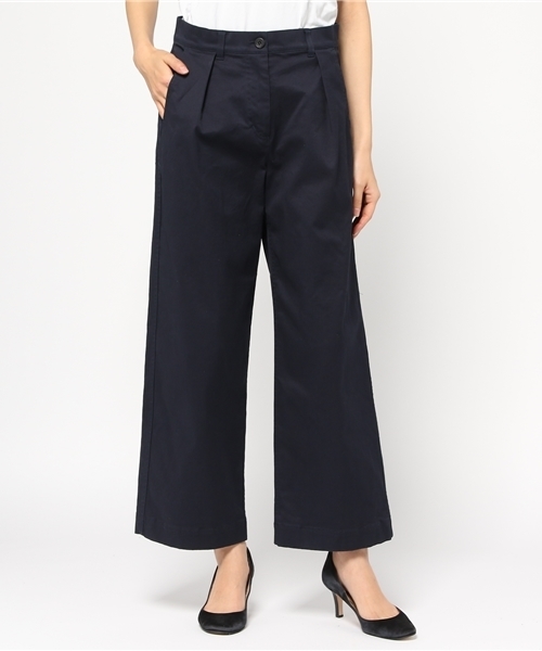 Demi-Luxe BEAMS（デミルクス ビームス）の「Demi-Luxe BEAMS / バイオチノ ワイドパンツ（その他パンツ・レディース・ベージュ/ネイビー・36/38/40）」の2枚目の写真