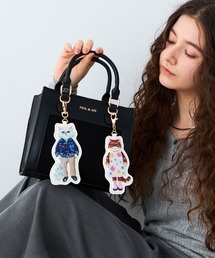 PAUL & JOE ACCESSOIRES (ポール&ジョーアクセソワ)2WAYハンドバッグ PJA-B1472 BAG WITH GIPSY&NOUNETTE CHARM