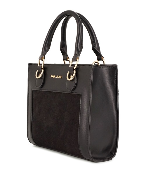 PAUL & JOE ACCESSOIRES（ポールアンドジョーアクセソワ）の「PAUL & JOE ACCESSOIRES (ポール＆ジョーアクセソワ)2WAYハンドバッグ PJA-B1472 BAG WITH GIPSY&NOUNETTE CHARM（ハンドバッグ・レディース・ブラウン/ブラック・FREE）」の5枚目の写真