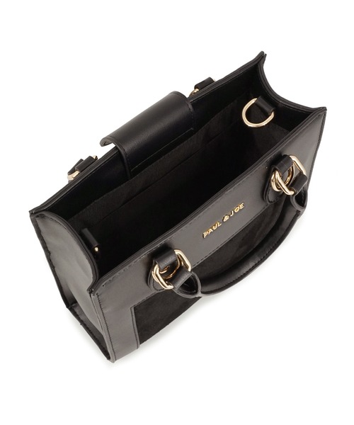 PAUL & JOE ACCESSOIRES（ポールアンドジョーアクセソワ）の「PAUL & JOE ACCESSOIRES (ポール＆ジョーアクセソワ)2WAYハンドバッグ PJA-B1472 BAG WITH GIPSY&NOUNETTE CHARM（ハンドバッグ・レディース・ブラウン/ブラック・FREE）」の8枚目の写真