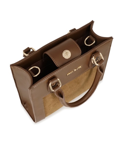 PAUL & JOE ACCESSOIRES（ポールアンドジョーアクセソワ）の「PAUL & JOE ACCESSOIRES (ポール＆ジョーアクセソワ)2WAYハンドバッグ PJA-B1472 BAG WITH GIPSY&NOUNETTE CHARM（ハンドバッグ・レディース・ブラウン/ブラック・FREE）」の17枚目の写真
