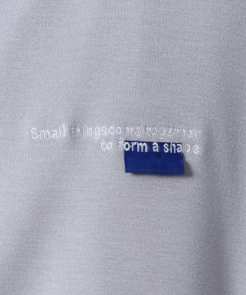 RAGEBLUE(レイジブルー)の「ONEPOINT DESIGN HALF ZIP TSHIRTS/ ワンポイントデザイン/ハーフジップTシャツ(Tシャツ/カットソー・メンズ・ライトグレー/ブラック/ホワイト・MEDIUM/LARGE)」の11枚目の写真