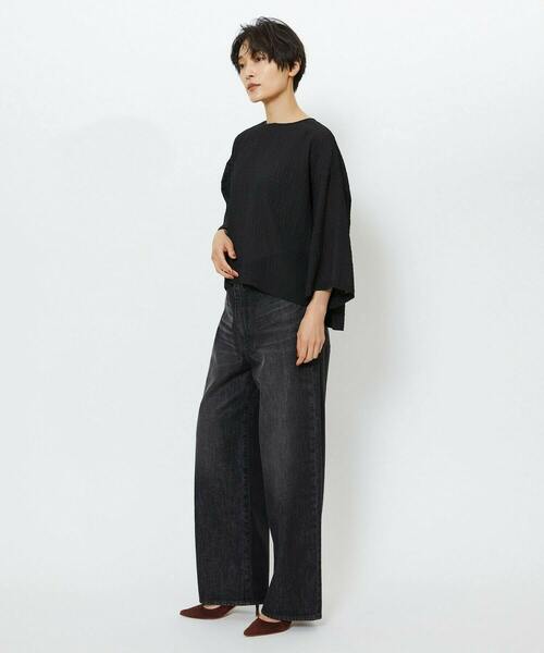 feerique（フィーリック）の「feerique　シャーリングクロスブラウス（シャツ/ブラウス・レディース・ホワイト・2）」の6枚目の写真