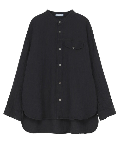 Plantation(プランテーション)の「BIZENダブルガーゼ / S(シャツ/ブラウス・レディース・ライトブルー/ホワイト/ネイビー・M size)」の3枚目の写真