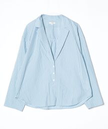 Ameri（アメリ）の「PINSTRIPE JACKET DETAIL SHIRT（テーラードジャケット）」