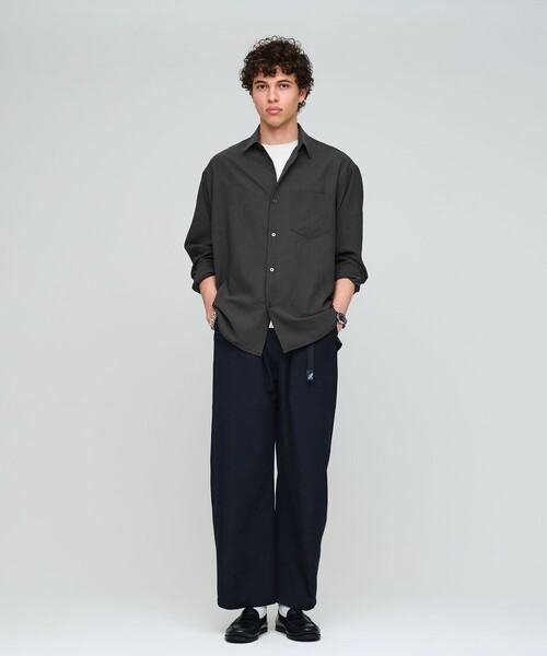 Gramicci(グラミチ)の「【別注】<Gramicci>ウールライク カーブ パンツ(その他パンツ・メンズ・ネイビー/ブラック/ダークグレー・L/XL/M/S)」の19枚目の写真