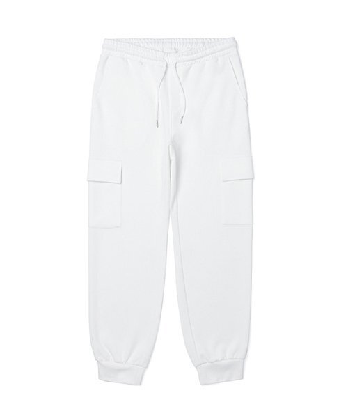 ADHOC(アドホック)の「男性クッション地フルバンディングジョガーパンツ (O-WHITE) (HA4LP20-33)(スウェットパンツ・メンズ・その他・71/76/81/86)」の1枚目の写真