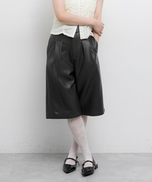RAGEBLUE | フロントタックレザーハーフパンツ(その他パンツ)
