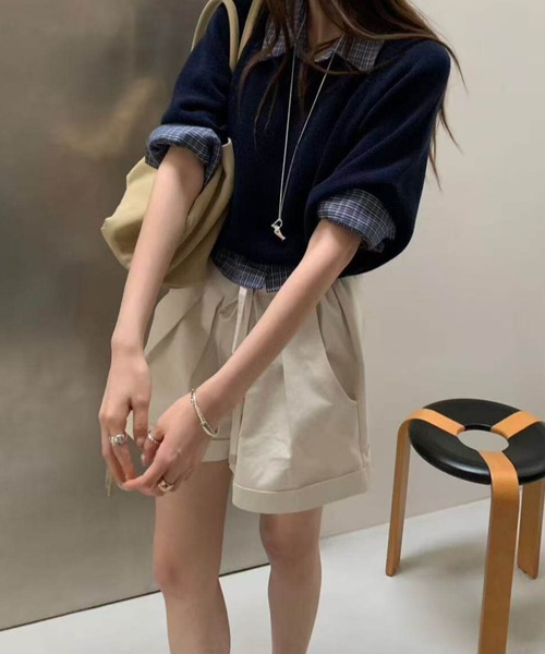 FACTOTUM(ファクトタム)の「プリーツショートパンツ(その他パンツ・レディース・ベージュ/キャメル・FREE)」の16枚目の写真