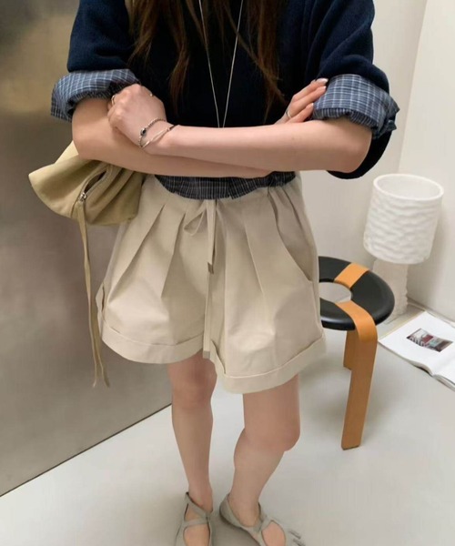 FACTOTUM(ファクトタム)の「プリーツショートパンツ(その他パンツ・レディース・ベージュ/キャメル・FREE)」の17枚目の写真
